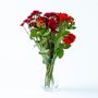 Brievenbus boeket rood vaas